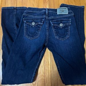 True Religion size 27 straight leg jeans